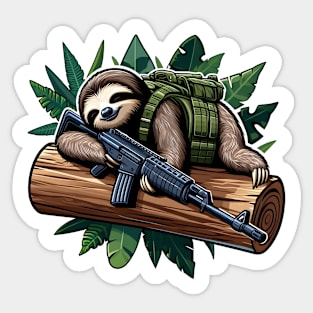 Tactical Sloth Sticker